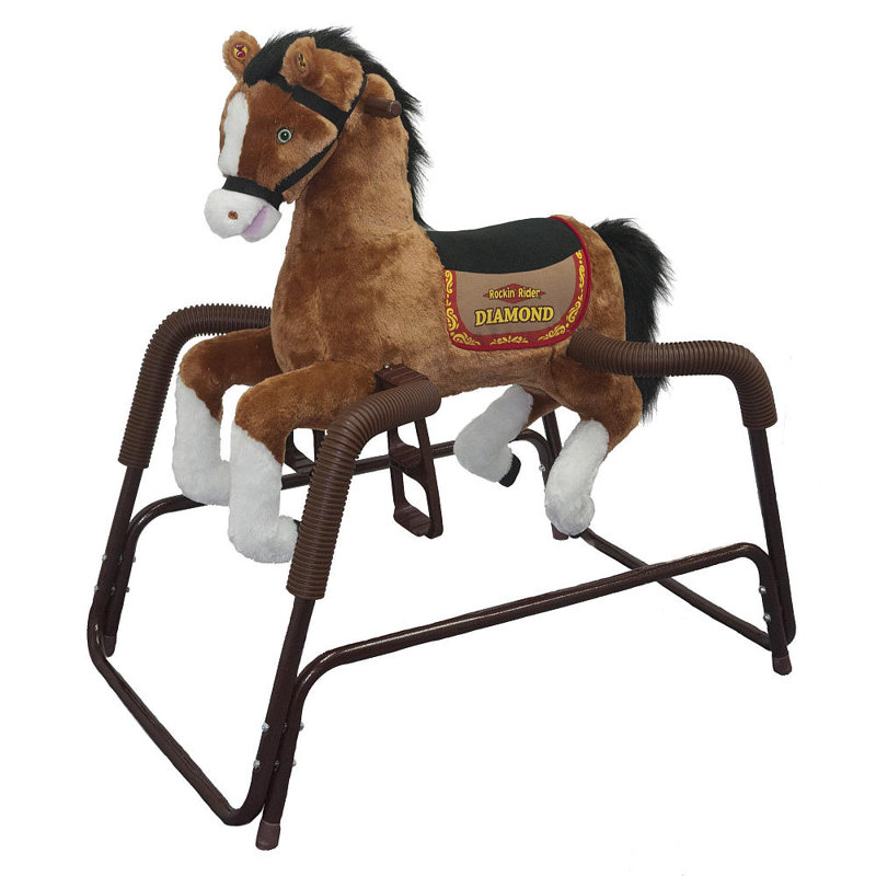 Rockin' Rider Diamond Spring Rocking Horse & Reviews Wayfair